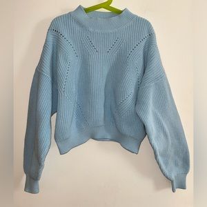 Easter egg blue girls sweater